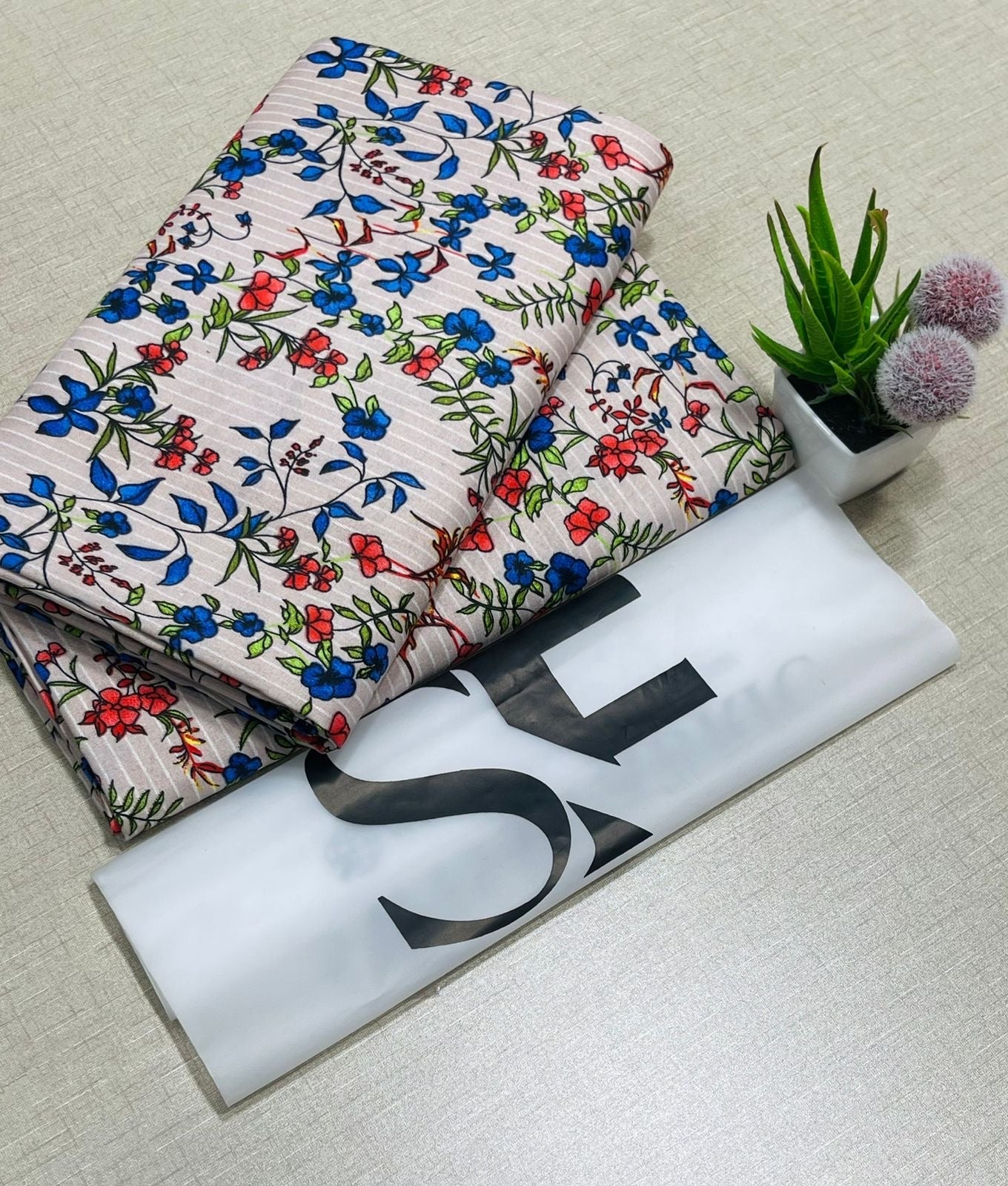 Polo Cotton All OVER Printed 2pc