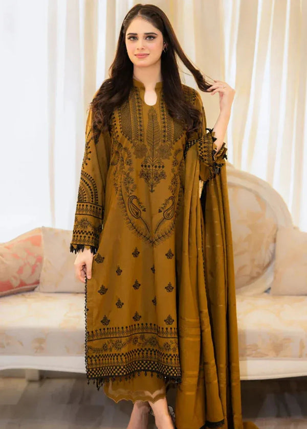 LIBAAS-HEAVY EMBROIDERED LAWN 3pc (SL-1247)