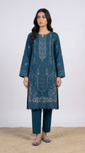 Zarysh-Embroidered Luxury Lawn Unstiched 2pc (ZT-834)