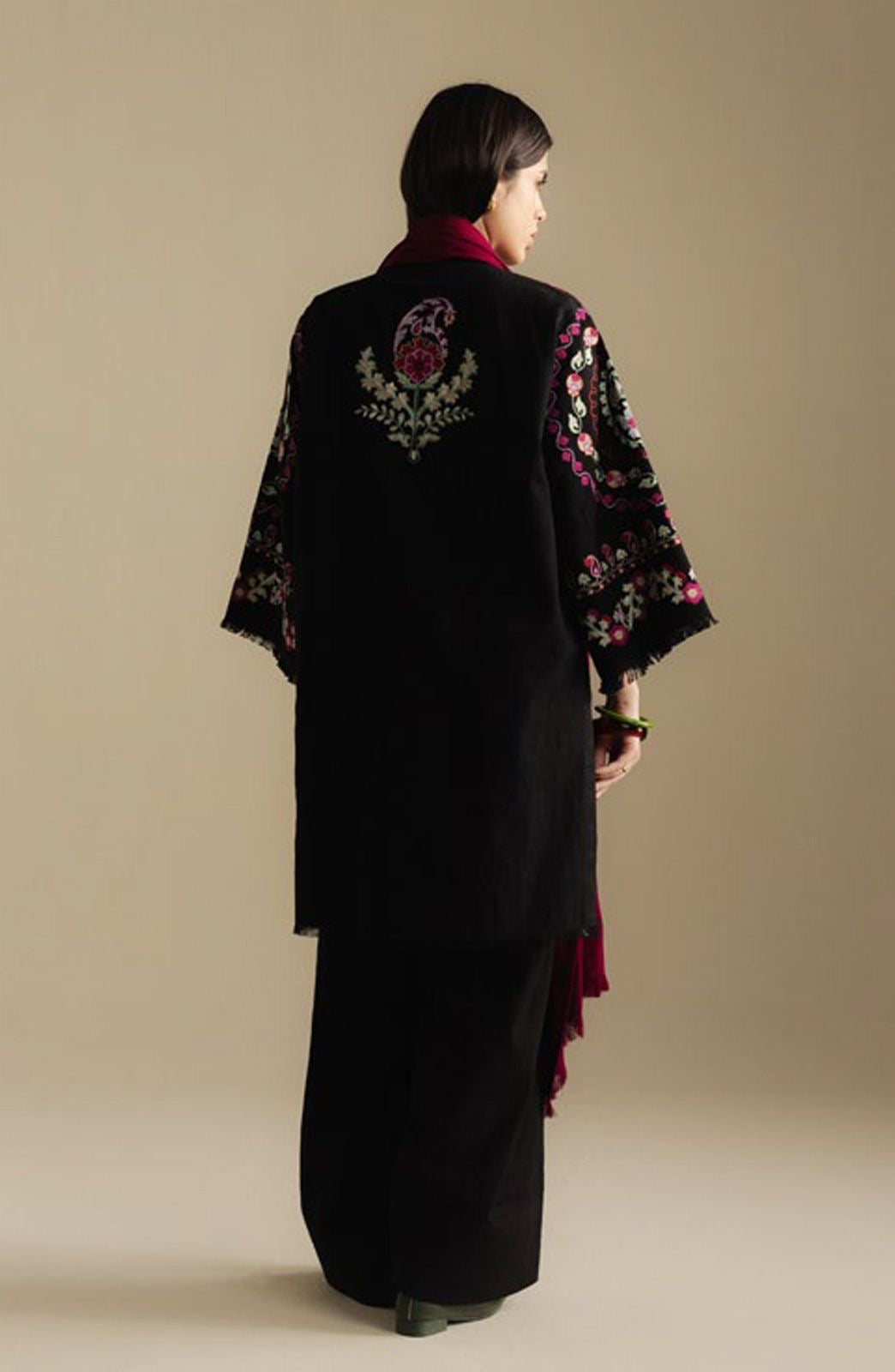 COCO BY ZS UNSTICHED DHANAK HEAVY EMBROIDERED 3pc