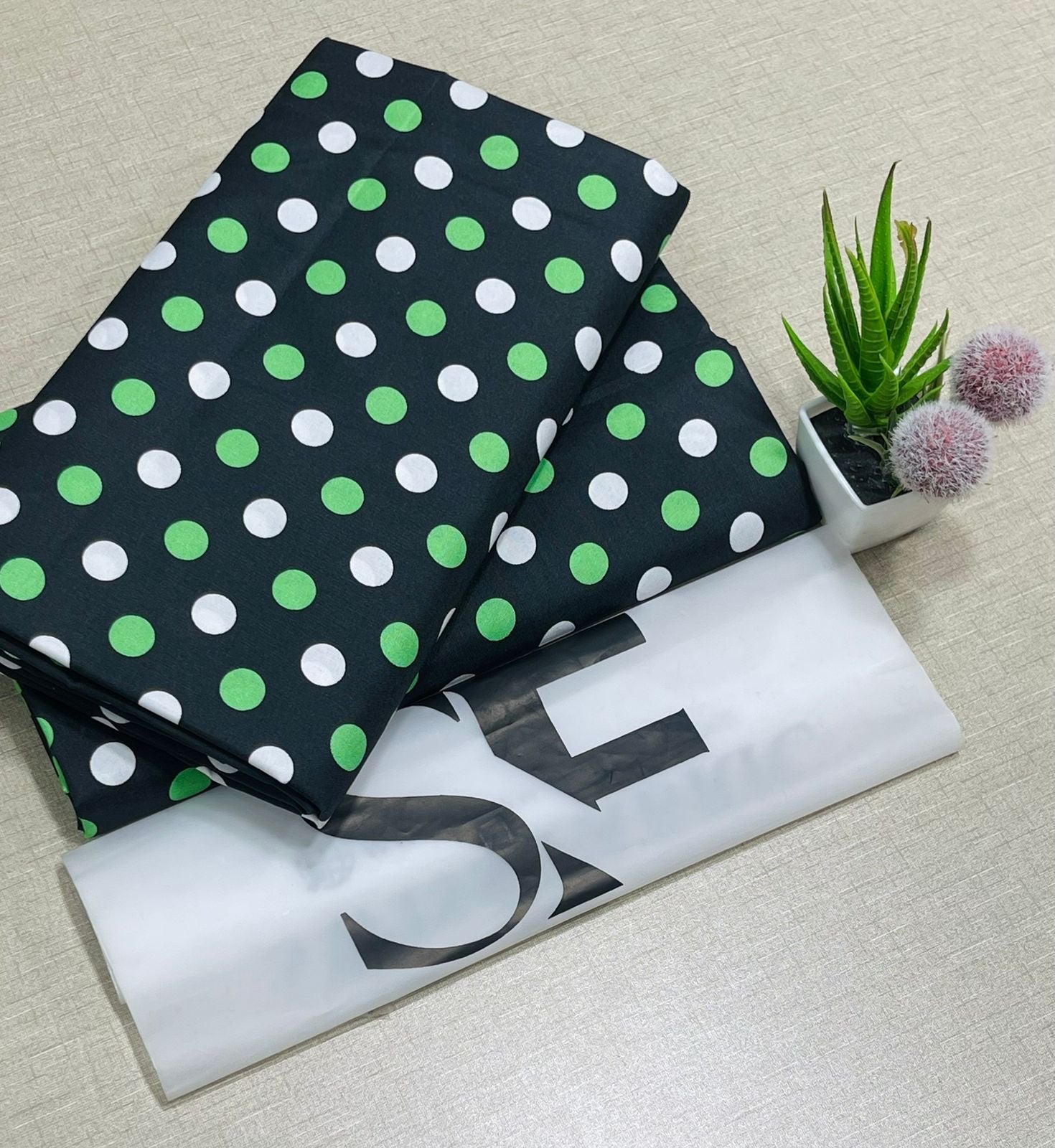 Polo Cotton All OVER Printed 2pc