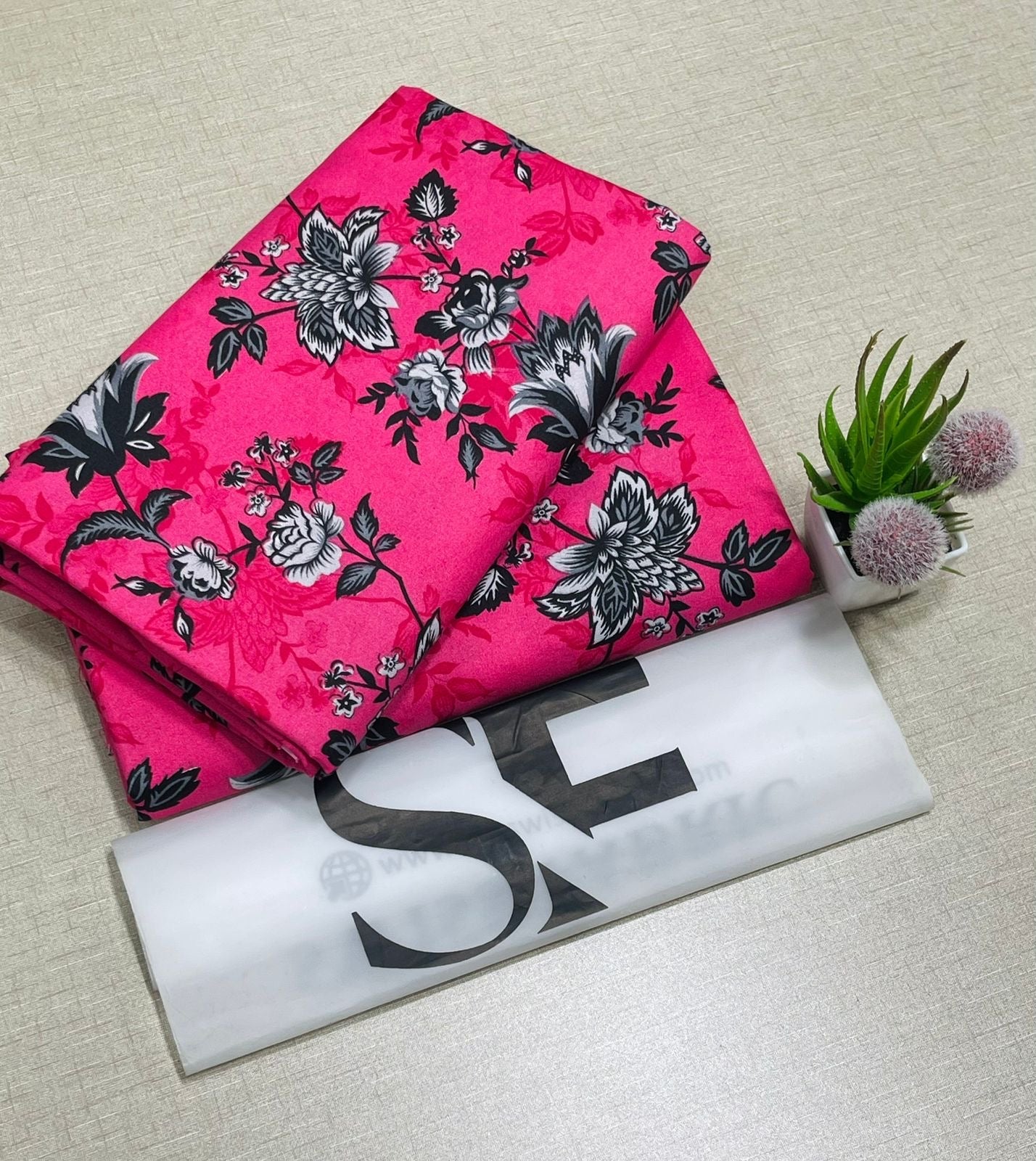 Polo Cotton All OVER Printed 2pc