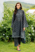 Baroque Printed Embroidered Unstiched Khaddar 3pc