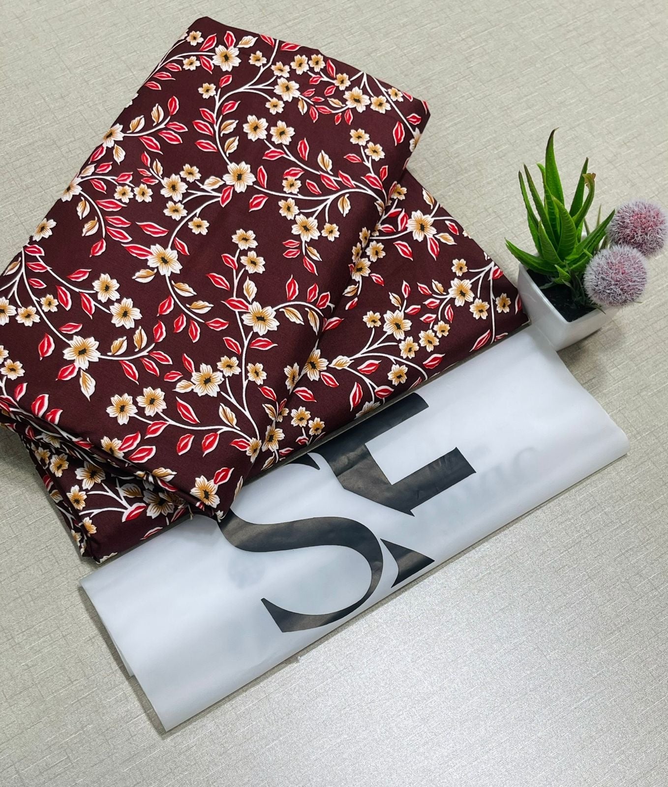 Polo Cotton All OVER Printed 2pc