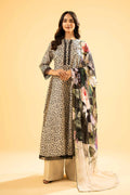 Nishat Printed Linen Unstiched 3pc