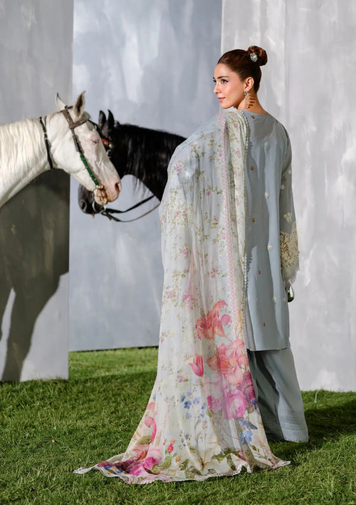 ELAF-HEAVY EMBROIDERED LAWN 3pc (SL-1655)