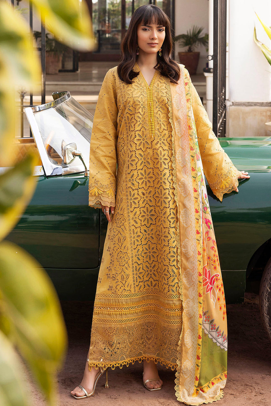 MOTIFz GENEVA EMBROIDERED DHANAK UNSTITCHED 3PC (SL-5323)