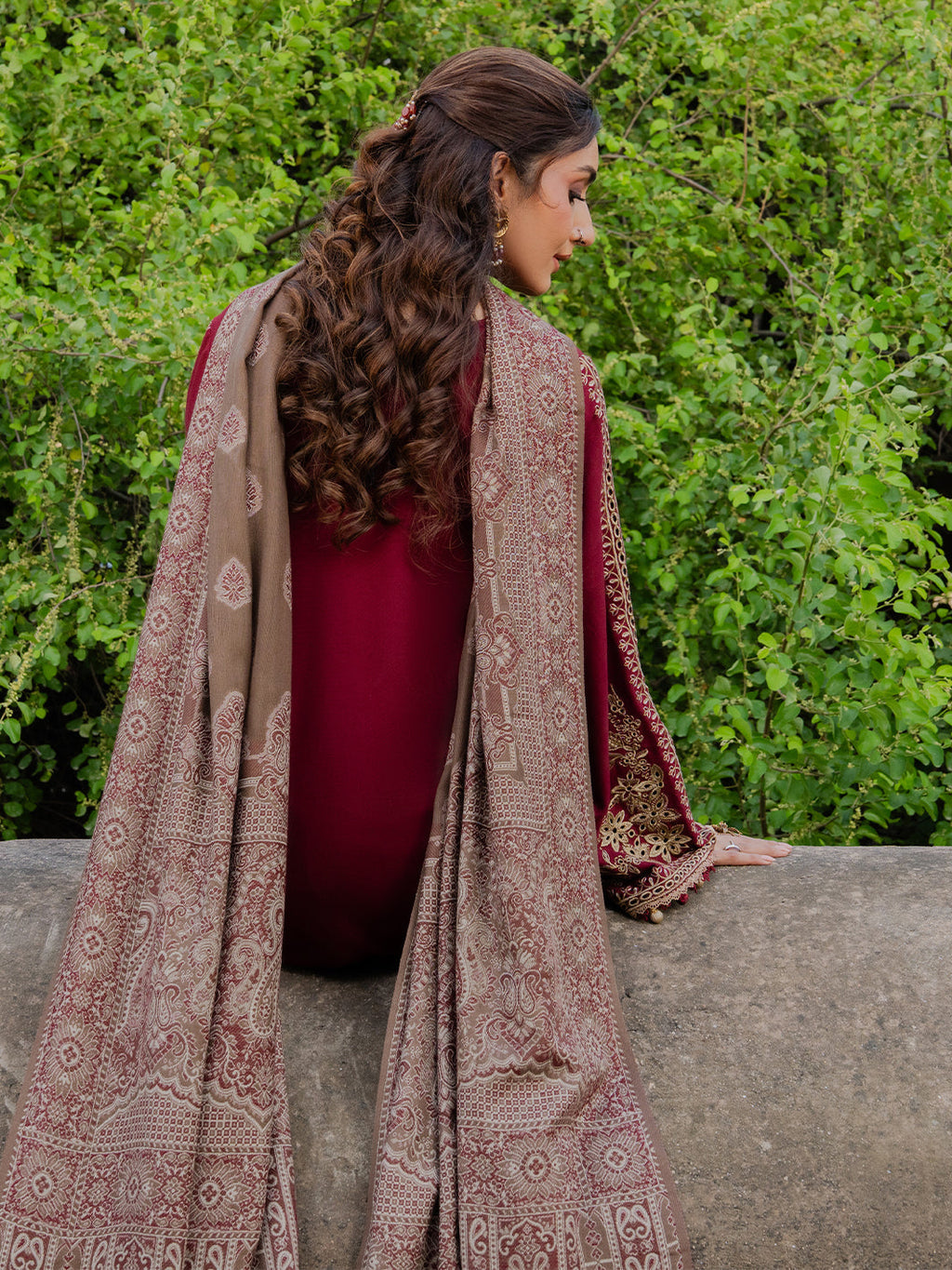 IZEL Dhanak Embroidered 3pc SL-355
