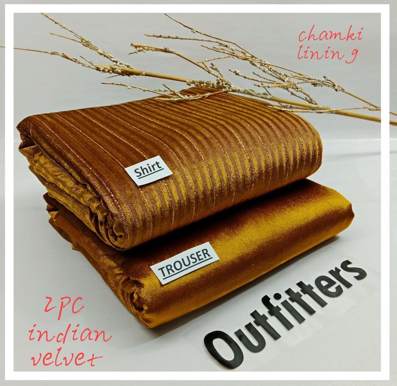 Lurex Velvet 2pc (Gold)