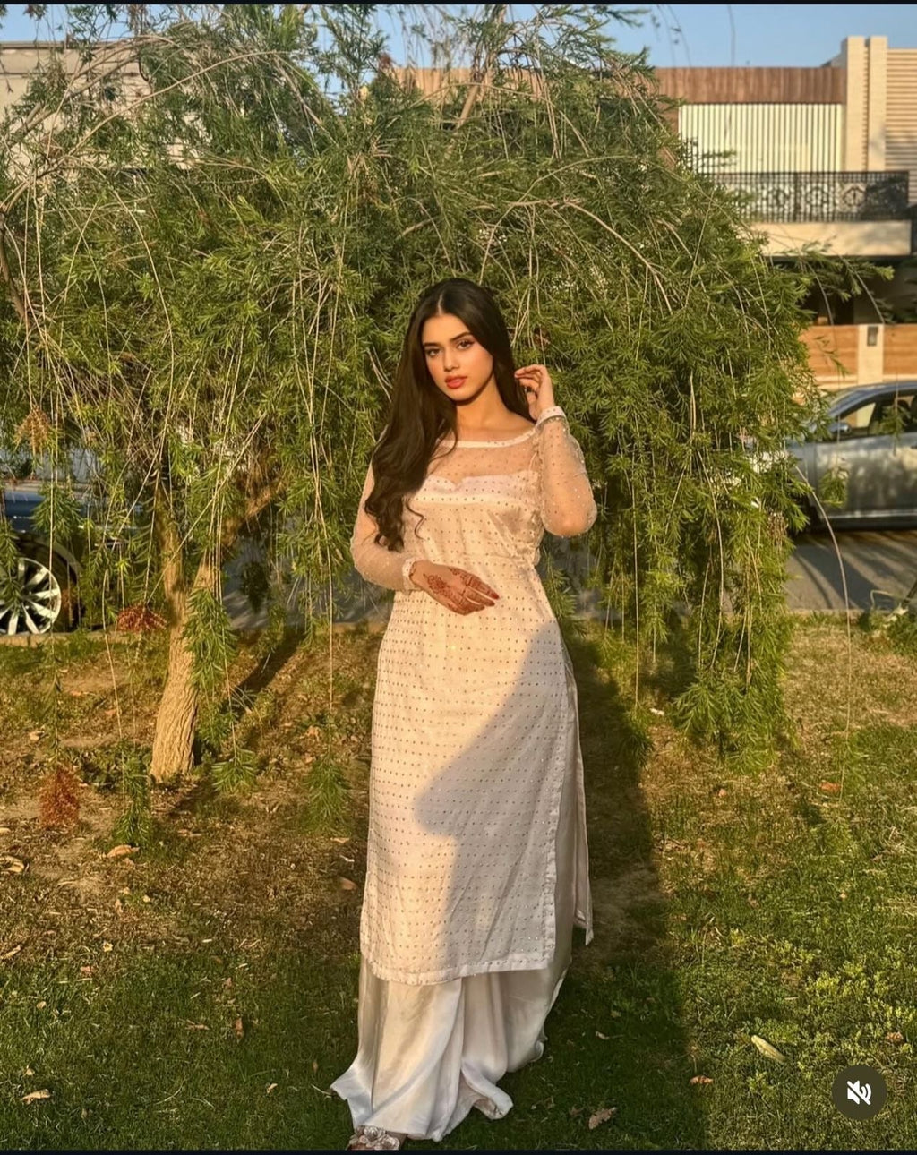 Luxury Sheesha Silk unstiched 2pc (White) SL-1958