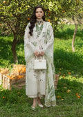 Sardinia White Tulip Printed Embroidered Lawn Unstiched 3pc (SL-556)