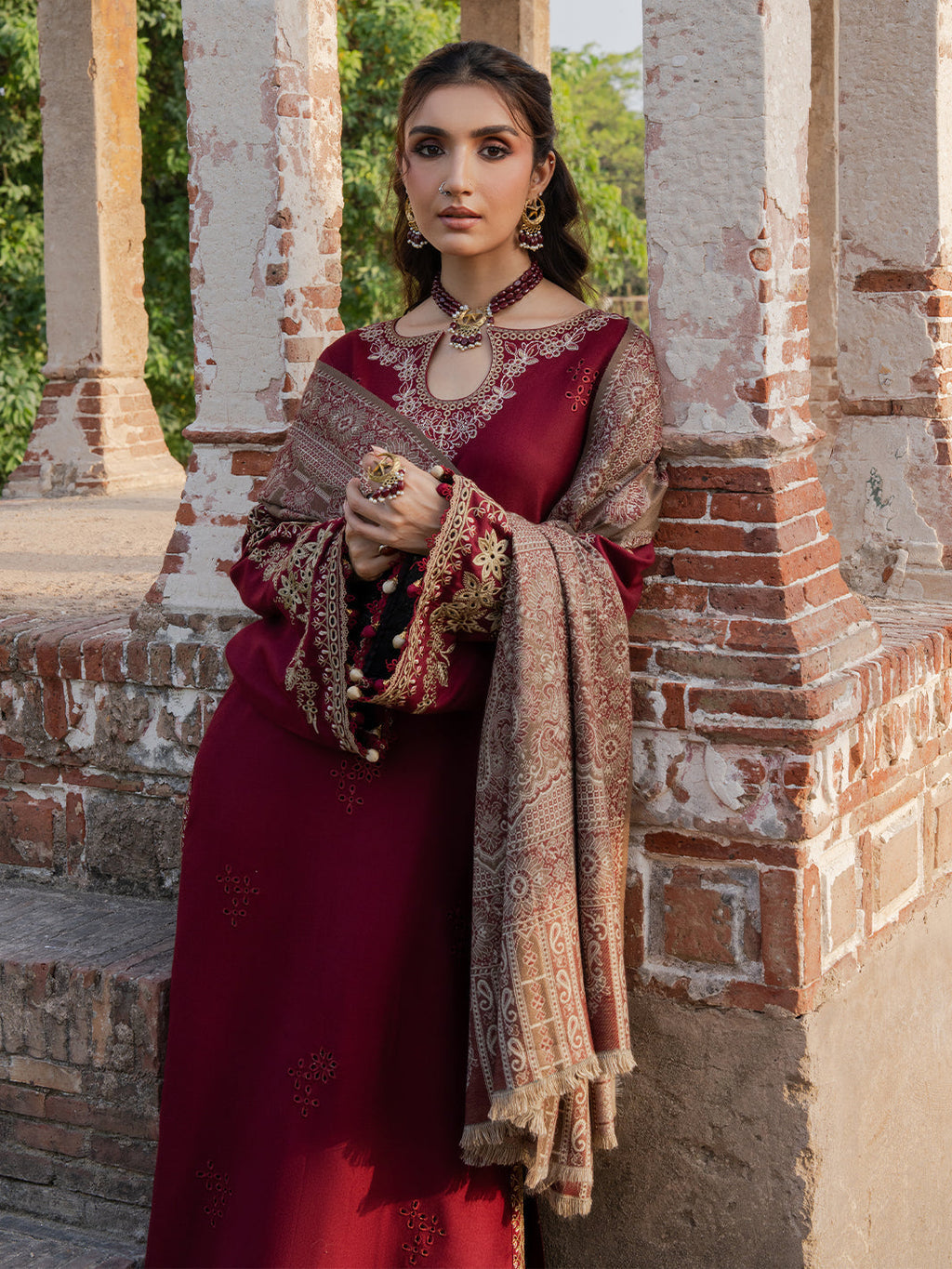 IZEL Dhanak Embroidered 3pc SL-355