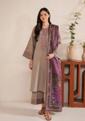 Garnet-DHANAK EMBROIDERED UNSTICHED 3pc (SL-1320)