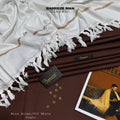 MEN’s PREMIUM WOOLEN WASH&WEAR WITH WOOL SHAWL (WOOD BROWN&OFF WHITE COMBO)
