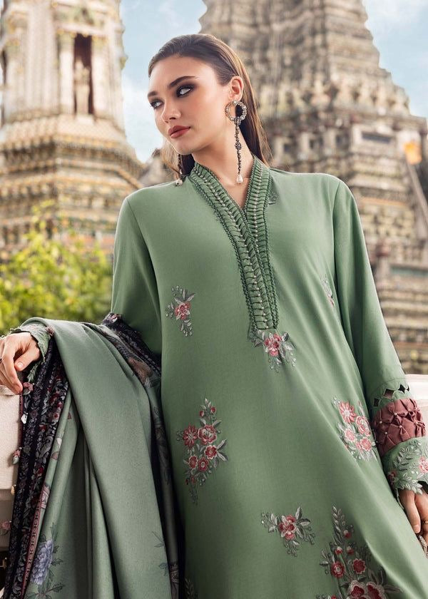 MARIA B HEAVY EMBROIDERED DHANAK UNSTICHED 3pc SL-1019