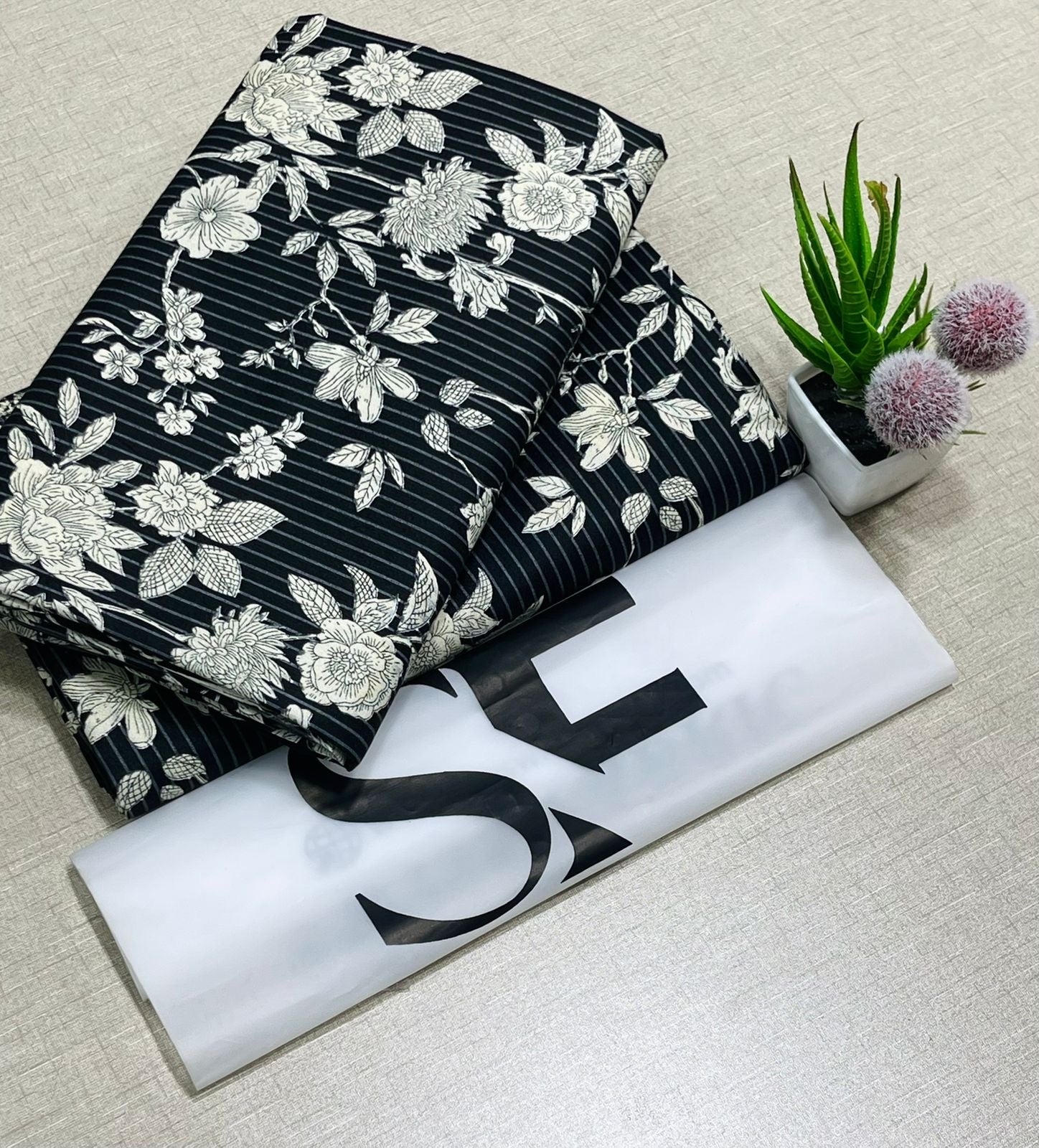 Polo Cotton All OVER Printed 2pc