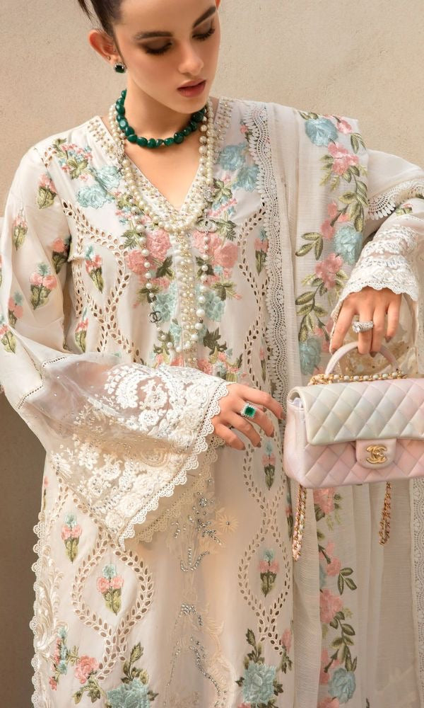CRIMSON HEAVY EMBROIDERED LAWN 3pc (SL-1111)