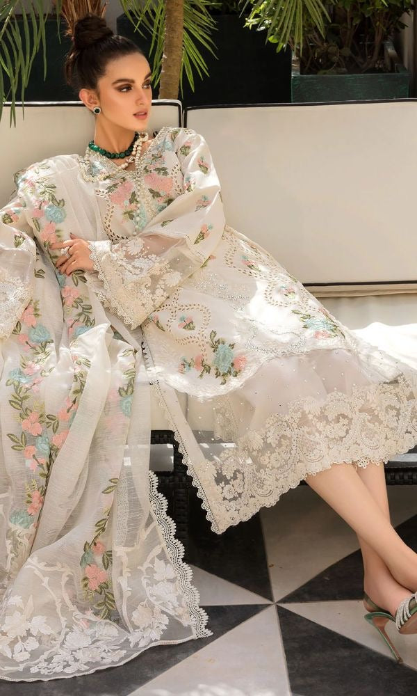 CRIMSON HEAVY EMBROIDERED LAWN 3pc (SL-1111)
