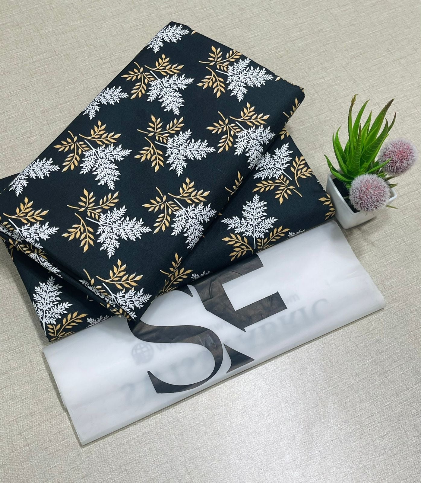 Polo Cotton All OVER Printed 2pc