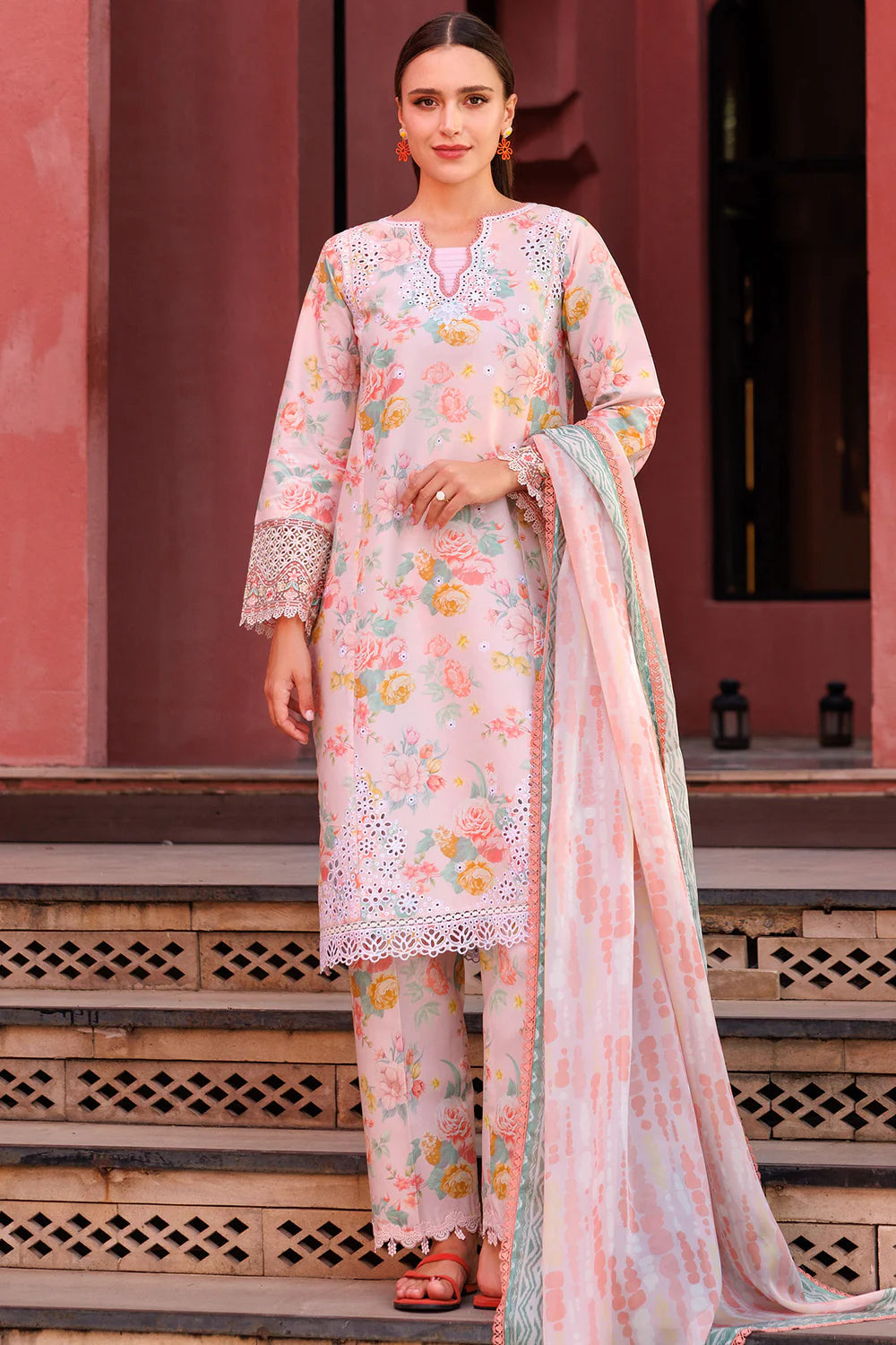 Iznik Linen Unstiched Printed 3pc
