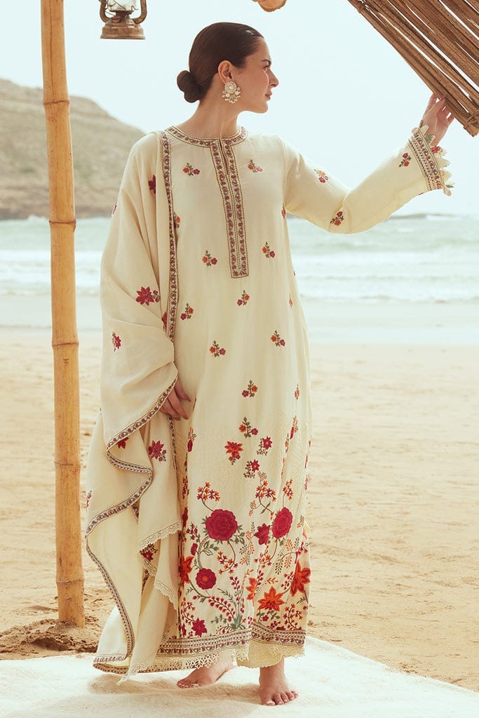 SAND-CROSS STICH LUXURY EMBROIDERED LAWN 3pc (SL-936)