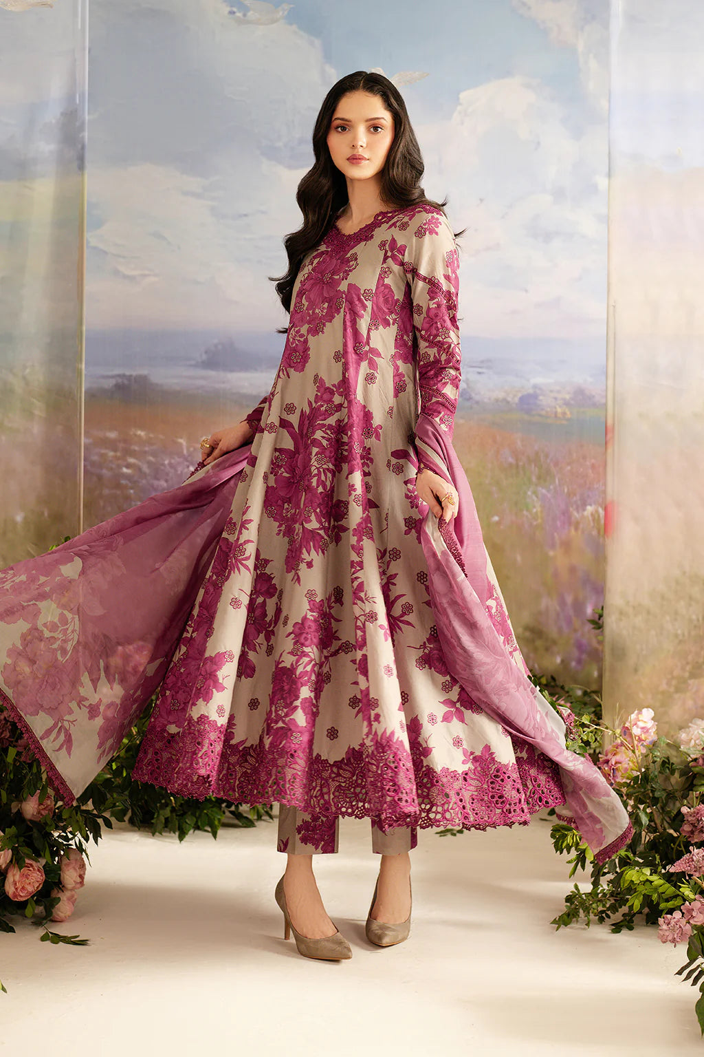 Iznik Printed Linen Unstiched 3pc