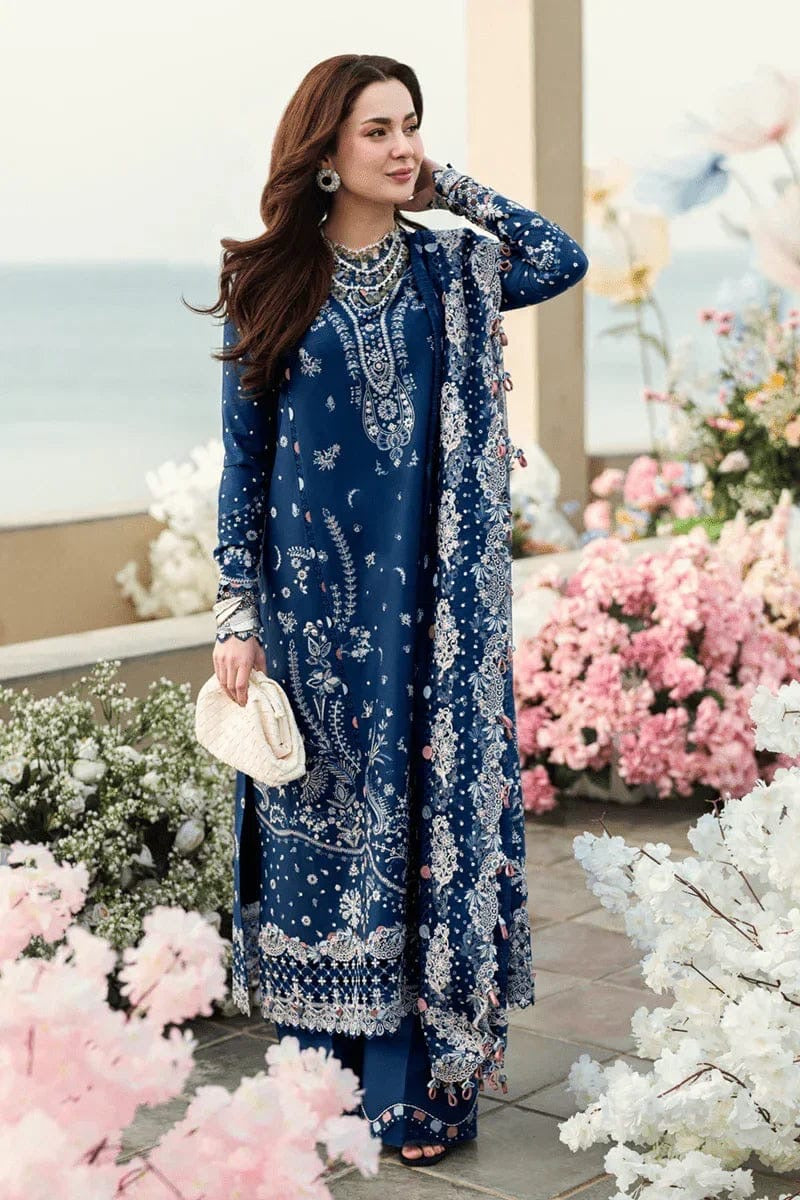 AURORA-QALAMKAR LUXURY EMBROIDERED LAWN 3pc (SL-2691)