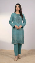 Zarysh-Embroidered Luxury Lawn Unstiched 2pc (ZT-715)
