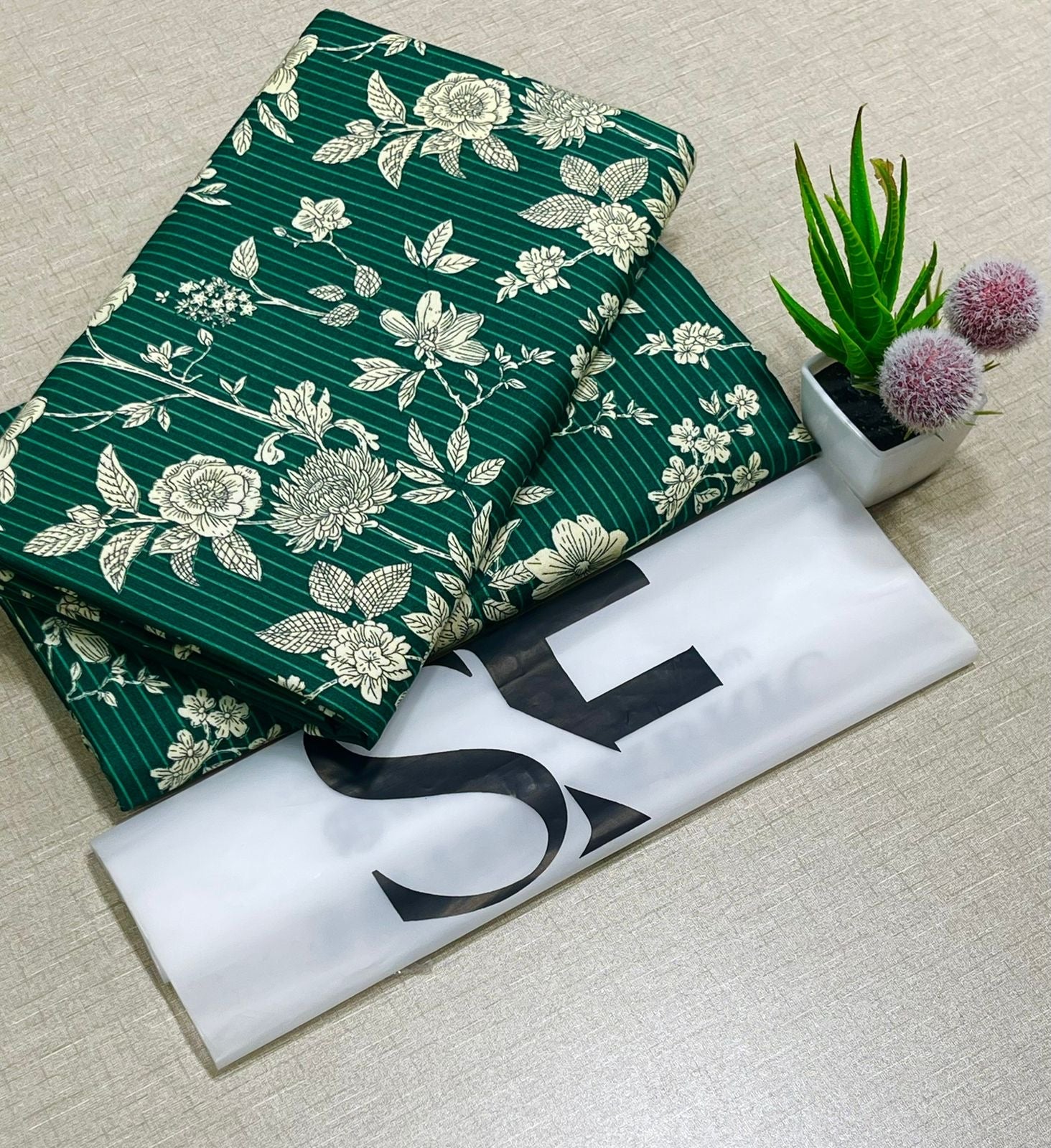 Polo Cotton All OVER Printed 2pc
