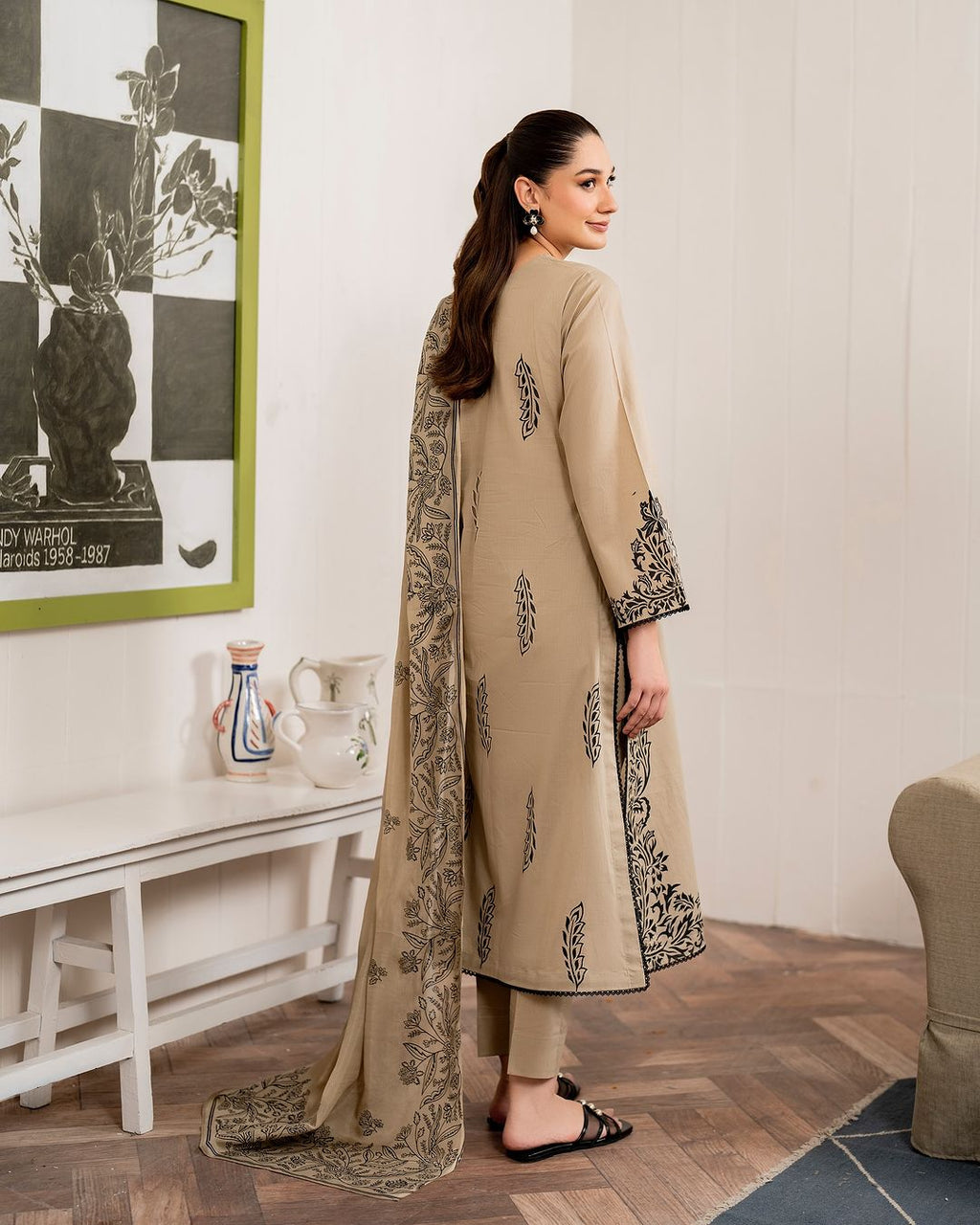 Orchid Ready-to-Wear Swiss Lawn Dress by Zarysh Collection