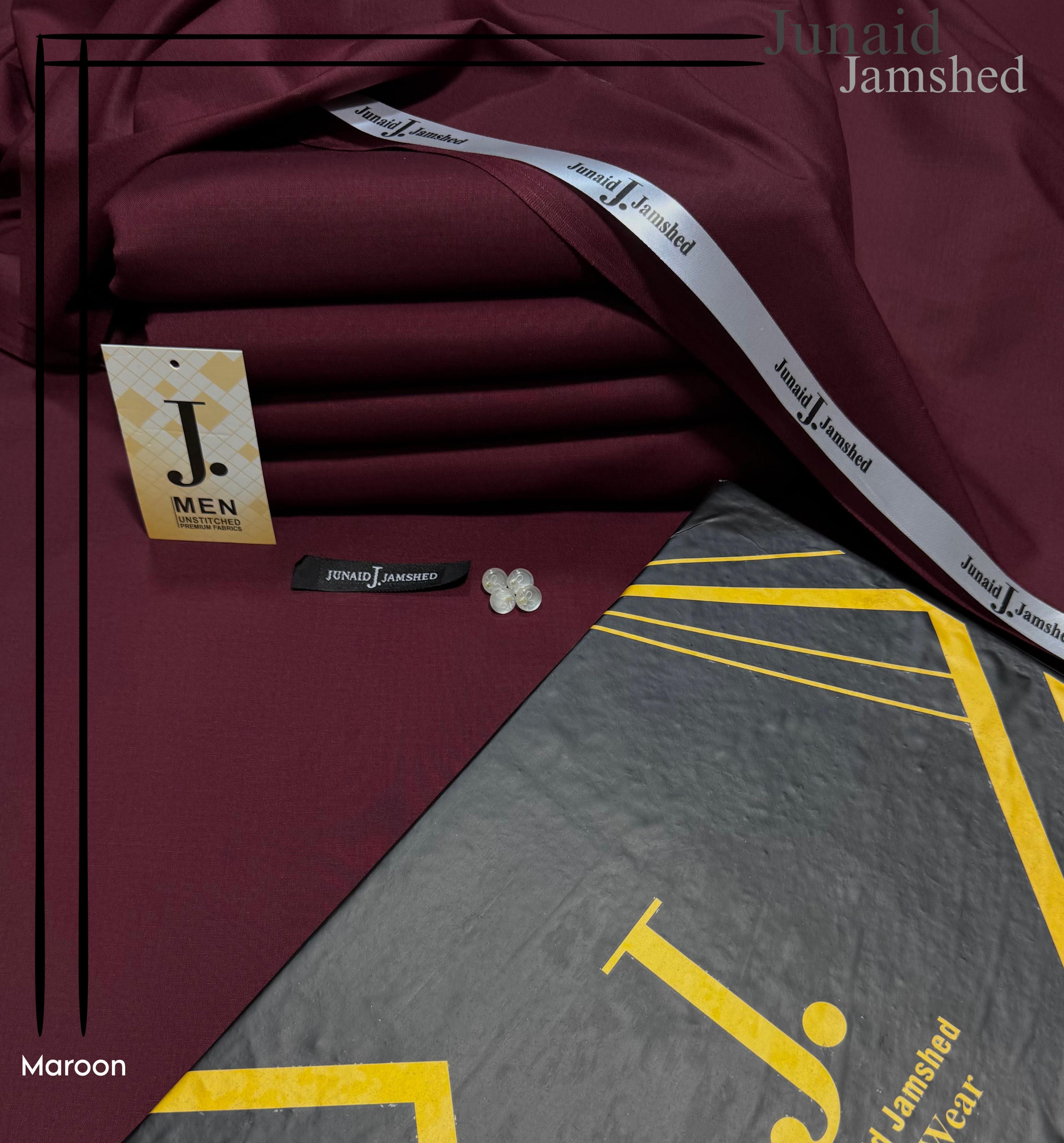 J. Woolen Wash&Wear (MAROON)