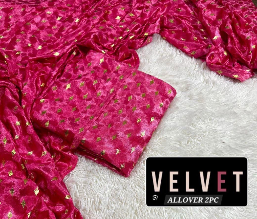 Fancy Velvet 2pc (pink)