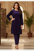 Lurex Velvet 2pc (Purple)